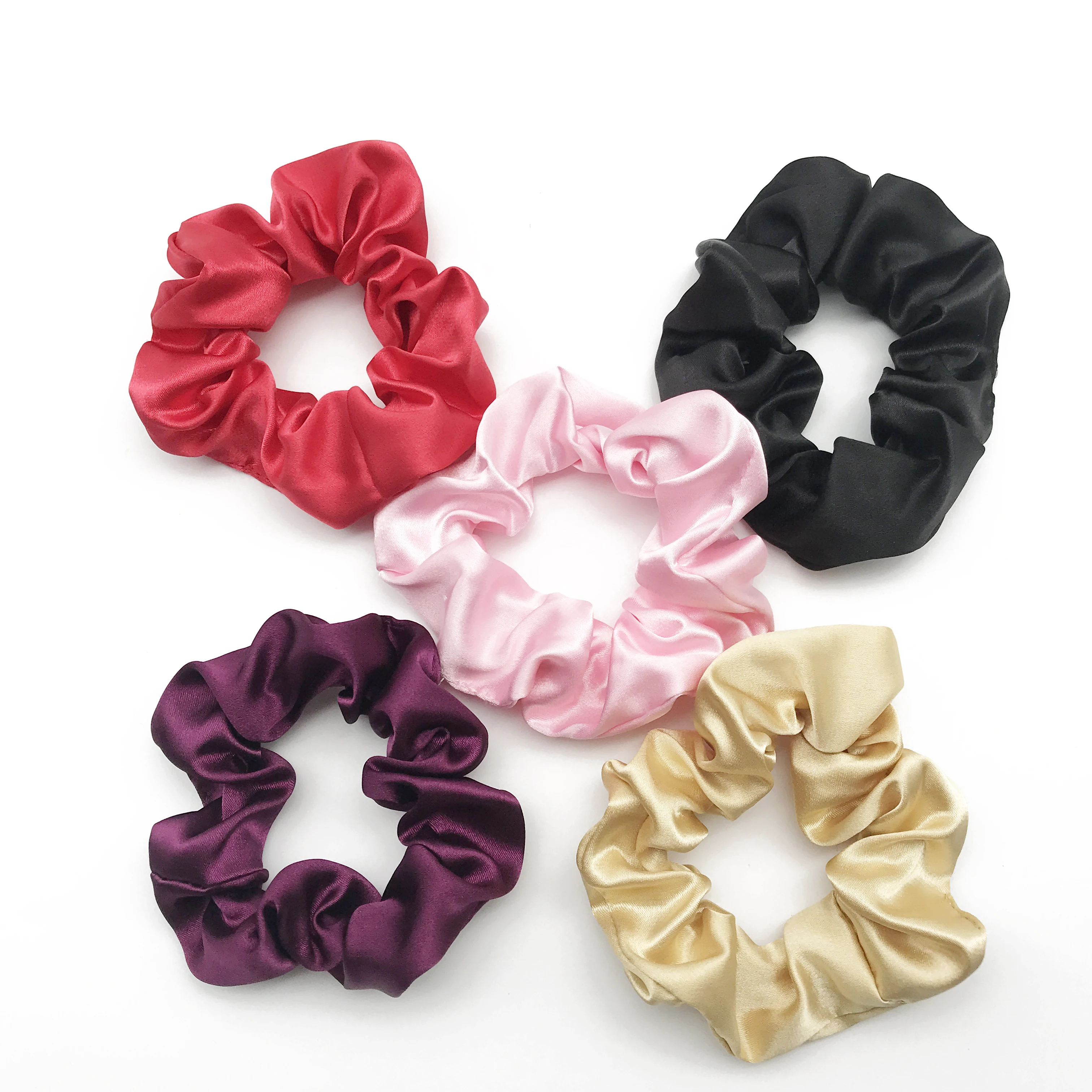 Wholesale pillow case set silk sleeping eye mask hair scrunchies hair bonnet with envelop satin pillow case
