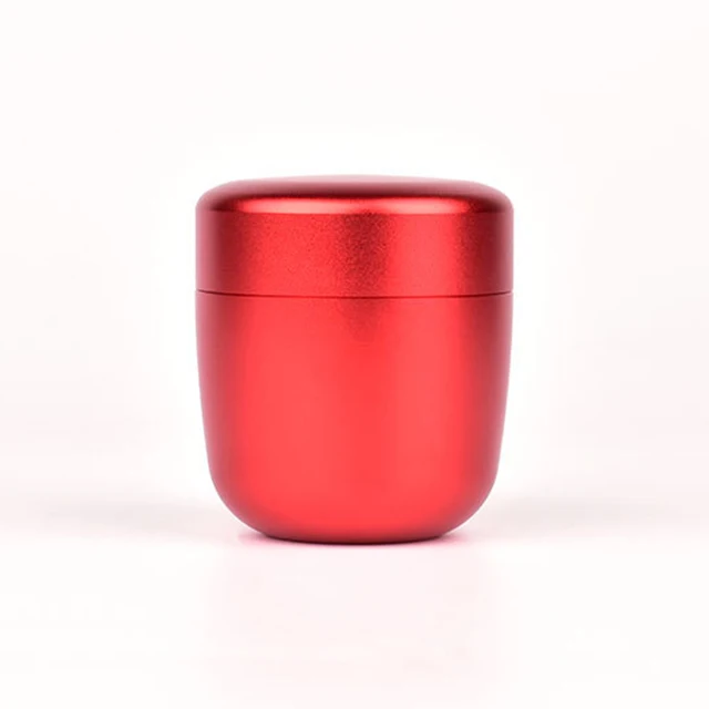 
Small Portable Mini Travel Tea Cans Aluminium Herb Container Gift Box Customizable 