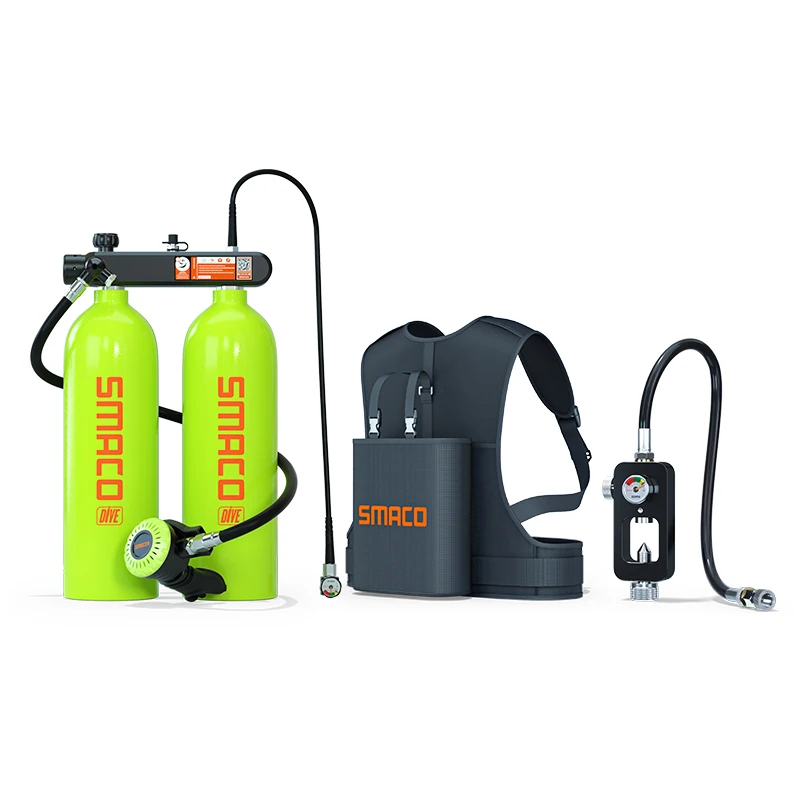 SMACO S700MAX Scuba Diving Tank Diving Gear Portable Mini Tank