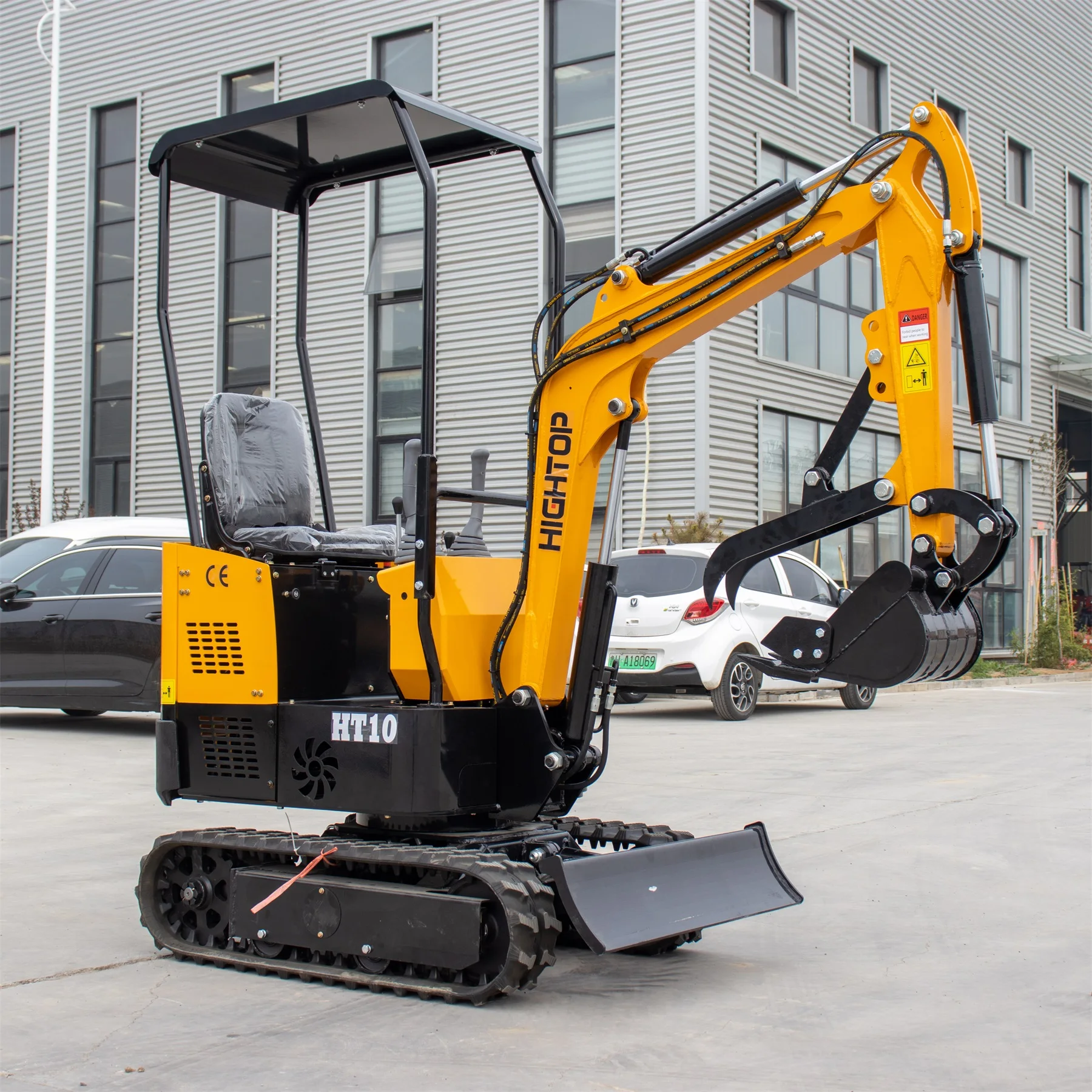 Cheap Excavators For Sale Digger Machine 1 ton with cab micro excavator