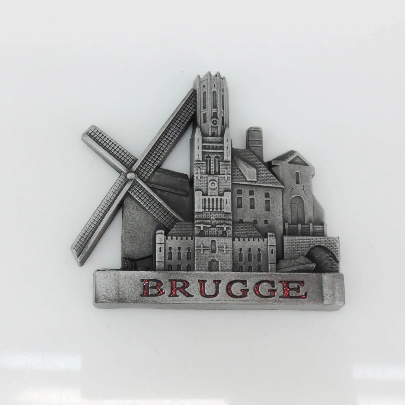 Antique brass Metal Magnet souvenir metal magnet