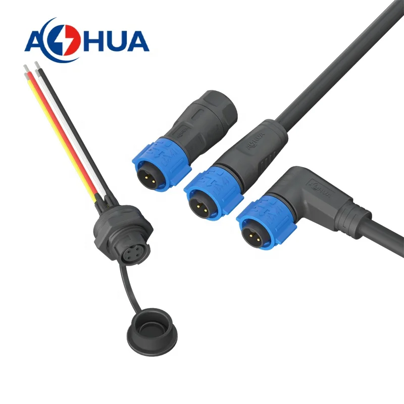 AOHUA K Series 3 Pin Female Panel Front Mounting Connector For LED Screen
