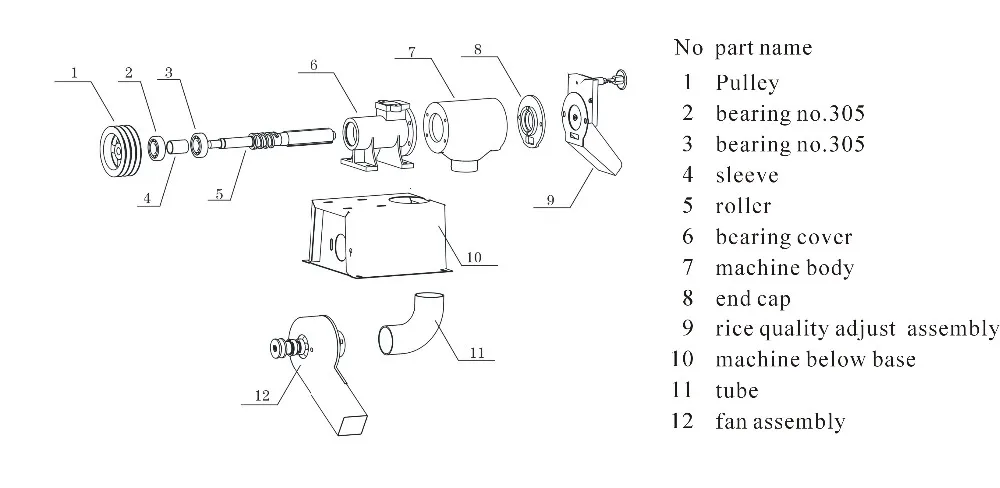 mini small paddy rice mill milling husker rice whitening machine rice huller hulling machine on sale