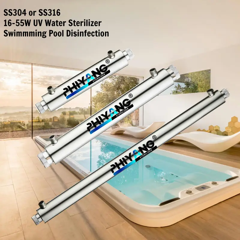 Hight Quality PHY-030 UV Sterilizer Water 30w UV Lamp 8gpm Professional UV Light For Water Treatment