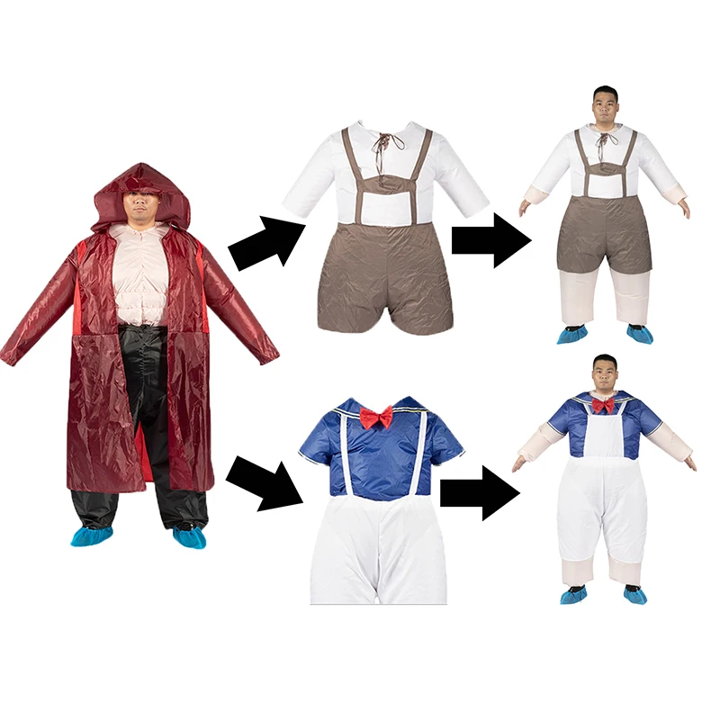 Commercial Custom Uniforms Cosplay Mascot Props Bavarian Dree Beer Stein Clothing Oktoberfest Costumes