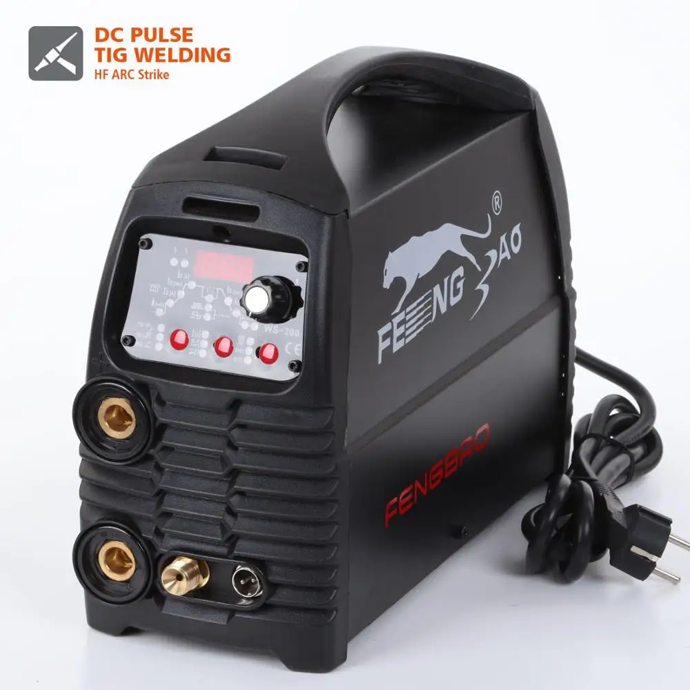 tig welding machine inverter 220V dc tig welder wsm 200 with Pulse powerful welding machine