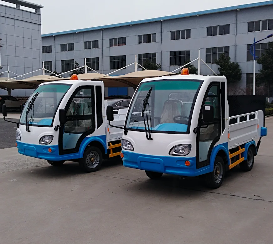 4 Wheel Electric Dustbin Loader with capacity of 6 bins and 1200kg load