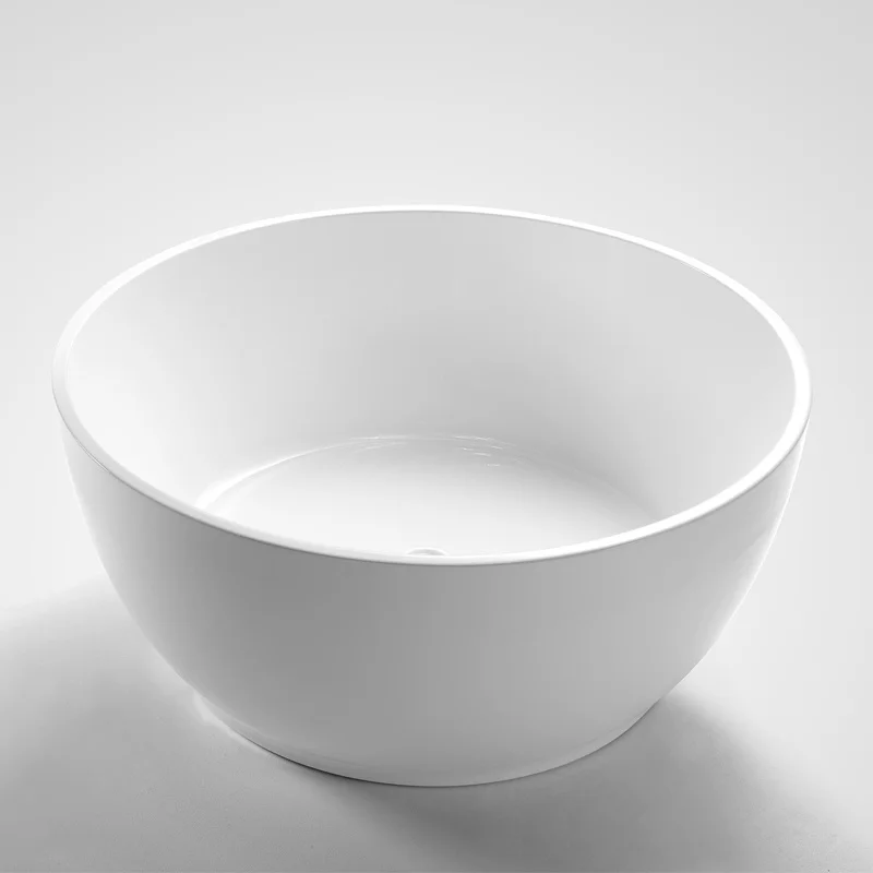 Contemporary Custom Large Deep Soaking Freestanding Bathroom Standing Acrylic Corner Bathtub Bath Tub For Adults