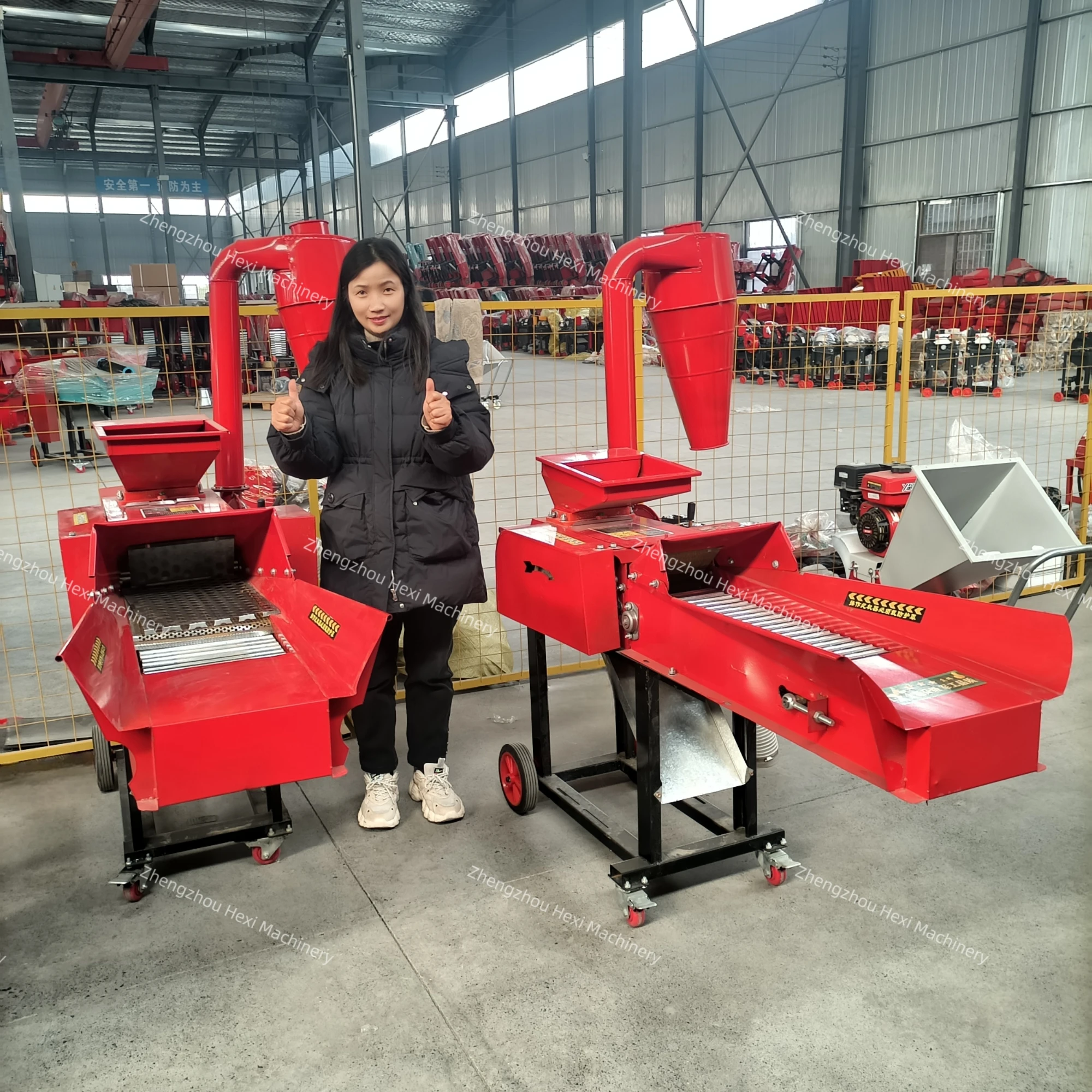 Zhengzhou Hexi Machine Good Price Maize Hammer Mill Molino De Martillo Grinding for Home Use