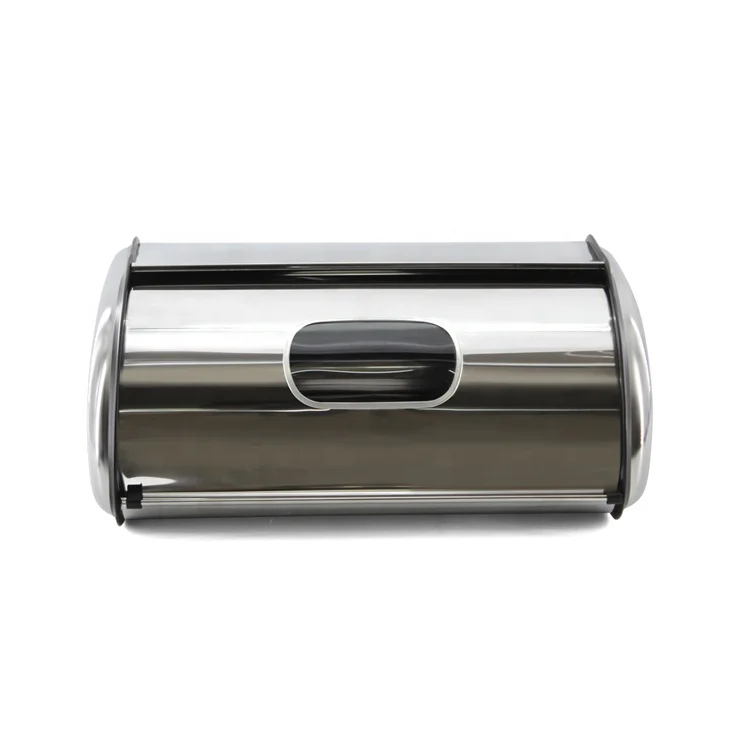 Stainless Steel Bread Box Metal Bread Bin For Kitchen Food Container