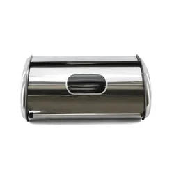 Stainless Steel Bread Box Metal Bread Bin For Kitchen Food Container