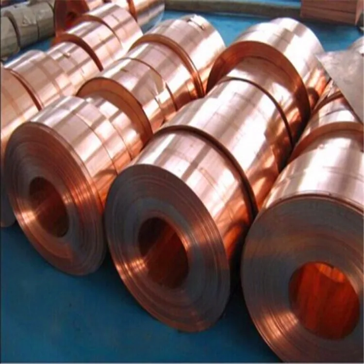 T2 red copper foil skin, grounding conductive ultra-thin copper strip, red copper gasket 0.05-3mm