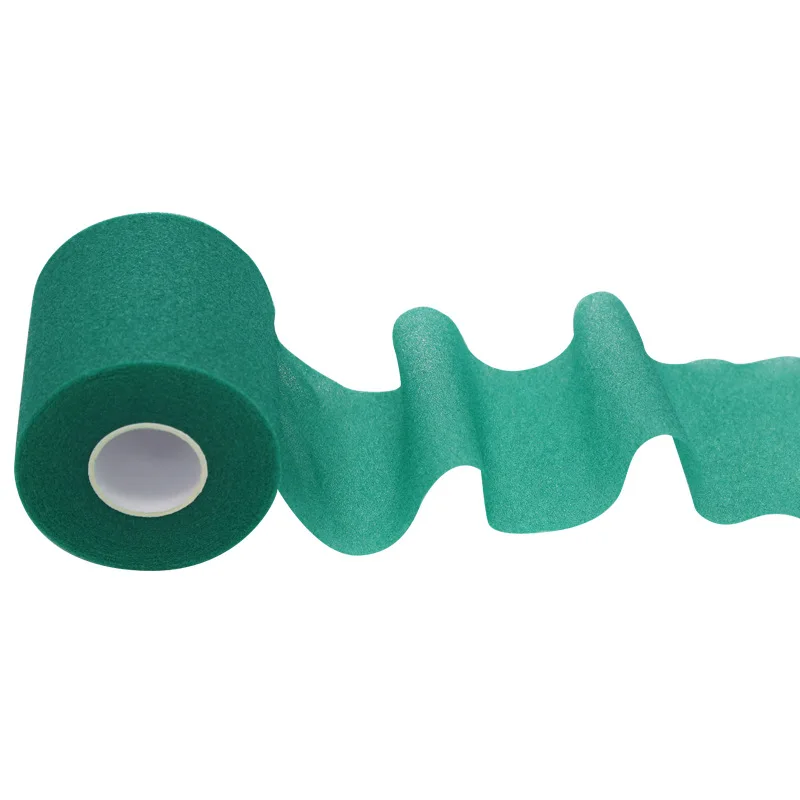 Customized logo porous durable sport foam bandage athletic wrap foam