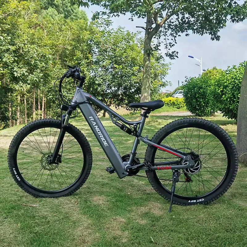 RANDRIDE YG90 Электрический горный велосипед 27 5 дюймов для взрослых Гидравлический дисковый тормоз 1000 Вт