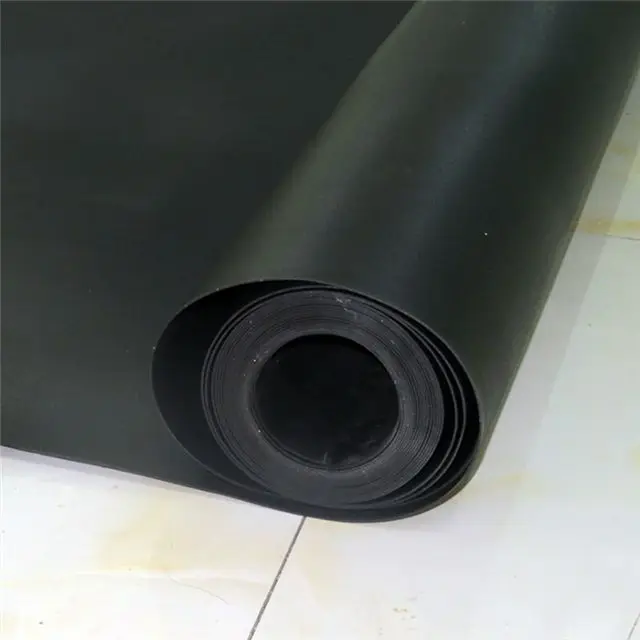 China manufacture price black EPDM rubber waterproof roofing membrane sheet