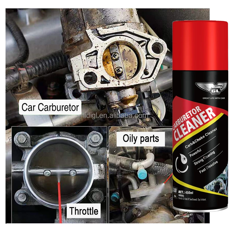 GL engine carbon cleaner carburetor cleaner spray carburettor cleaner