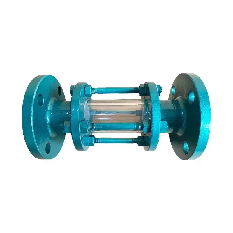 304 stainless steel dn50 high-pressure impeller mirror thread water flow indicator sight glass