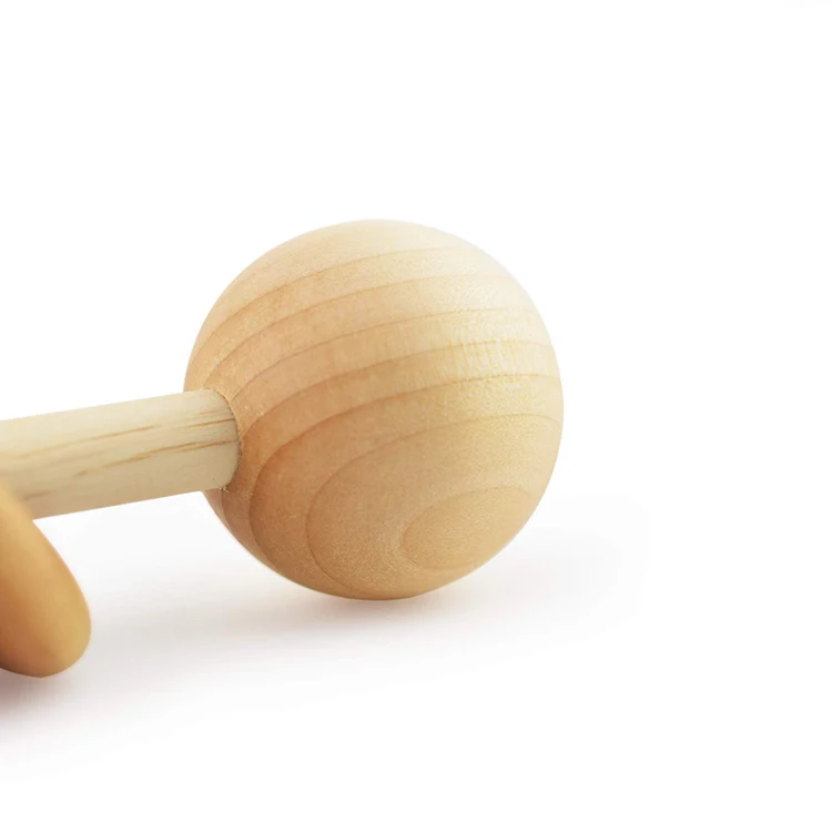 Оптовая продажа по индивидуальному заказу; Одежда; Для детей ясельного возраста детский Деревянный Погремушка Монтессори колокольчики деревянная игрушка-погремушка и сенсорными Прорезыватель для зубов, набор детских игрушек