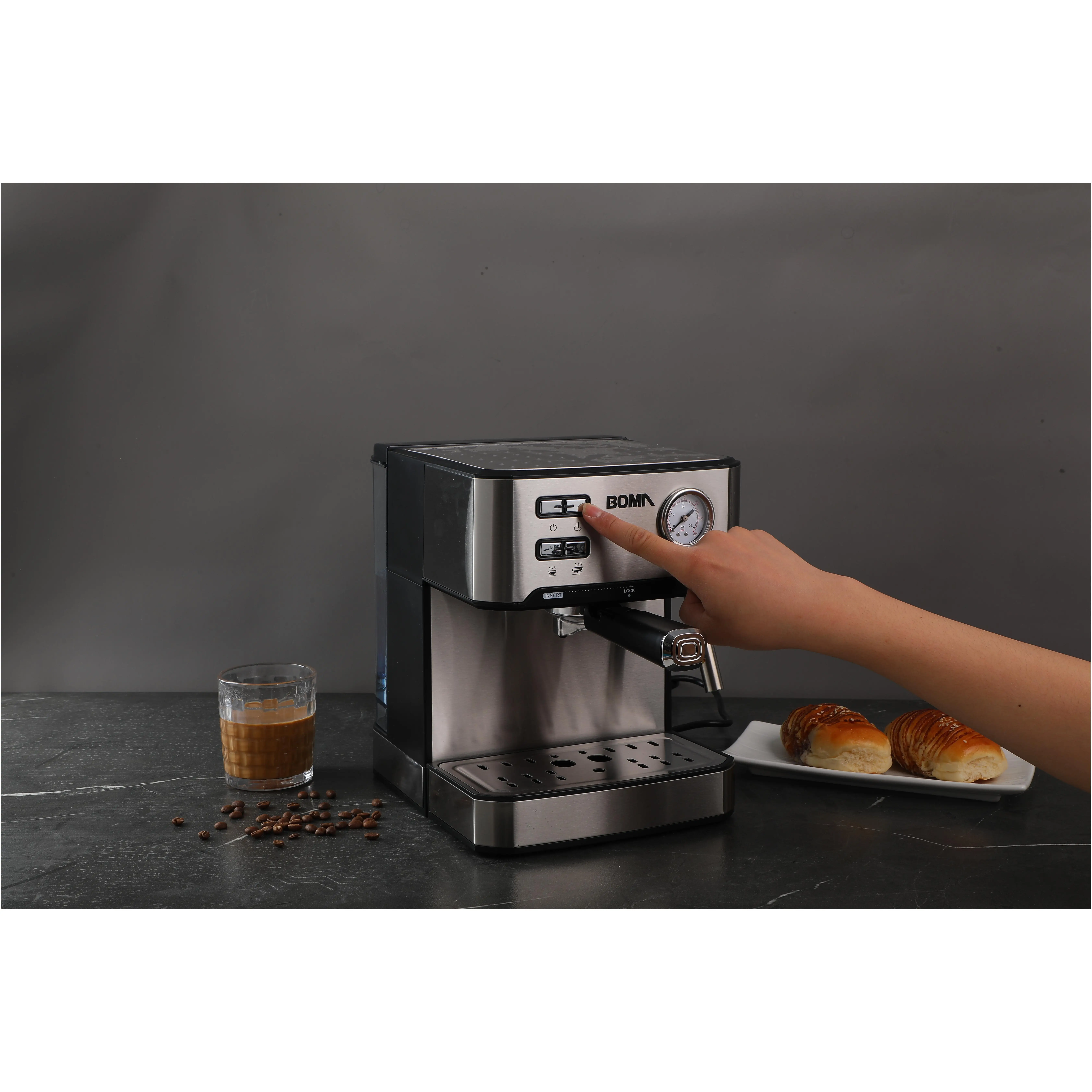 Coffee Machine Large For Business Smart Semi-Automatic New Arrivals Hot Sale Bulk Decortic Coffee Bean Machine Capicity -50Kg/H