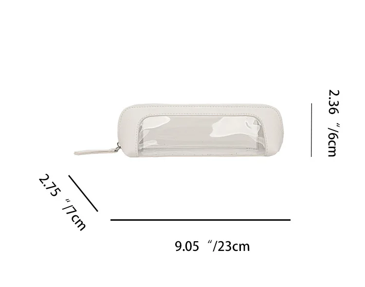 Portable Cosmetic Bag Logo Hand-Held Lipstick Eyebrow Pencil Makeup Brush Bag