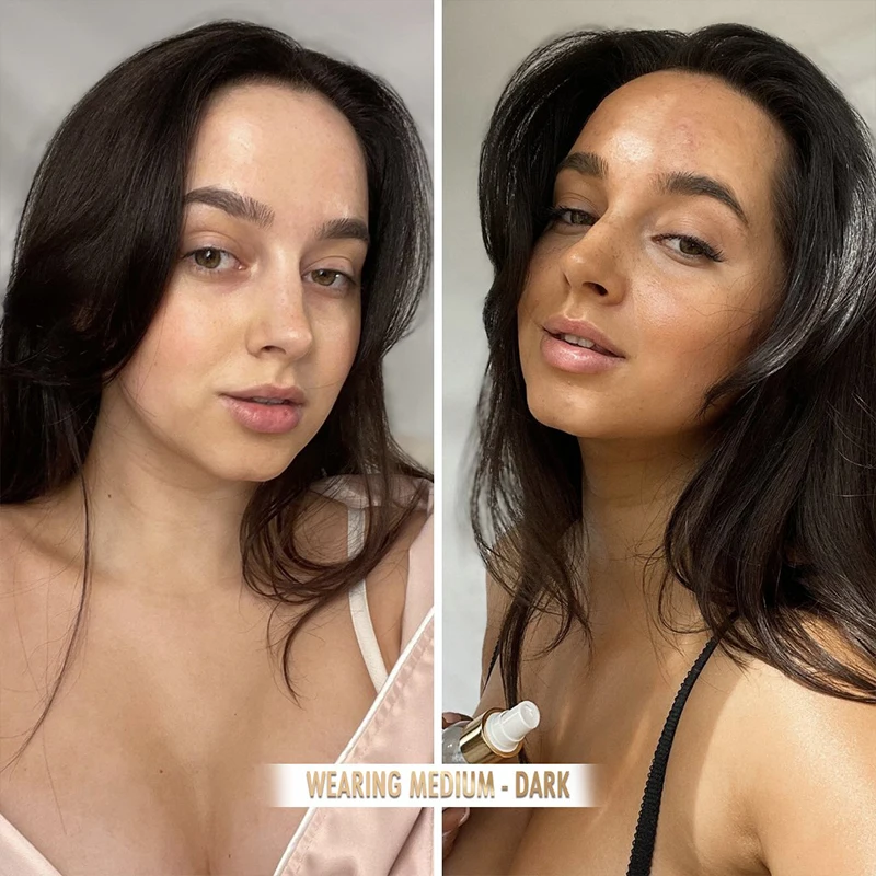 Custom Body Tan Brown Dark Skin Bronzer Organic Natural Self Tanner Sun Tanned Spray Tanning Water