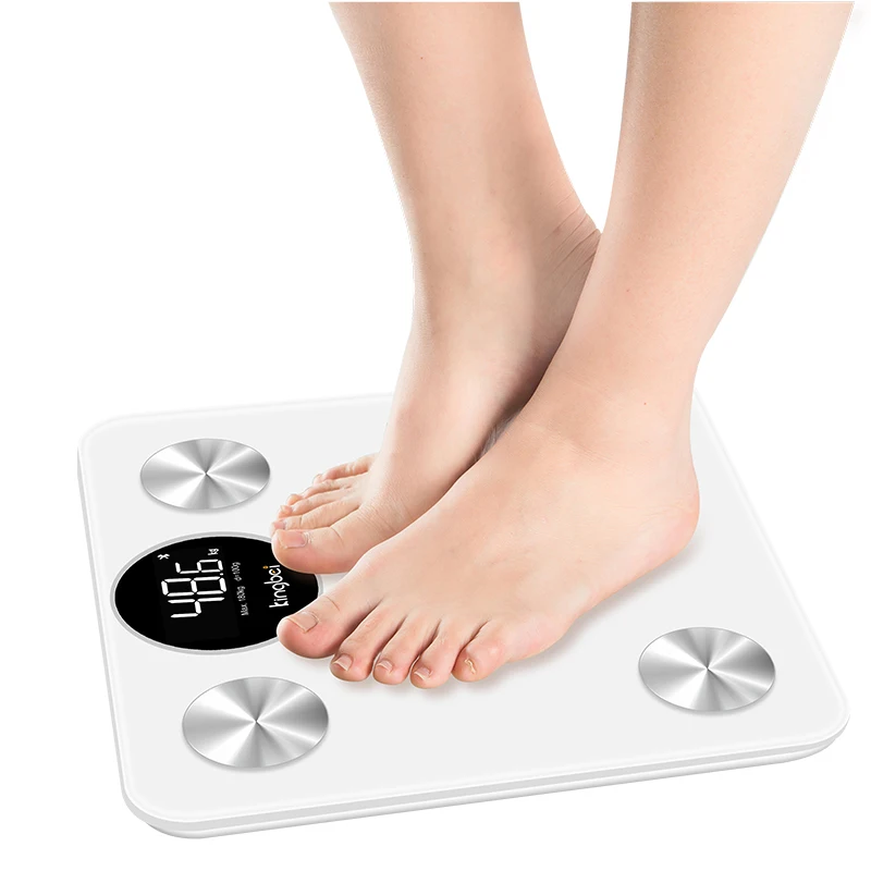 Wholesale Human Composition Scientific Smart Electronic BMI Accuracy Body Components Analyzer Small Square 180kg Weighing Scale