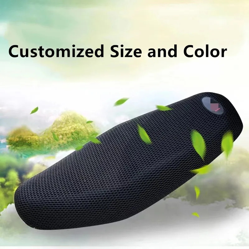7XL 4XL 5XL Customized Motorcycle Seat Cover Design Seat Cushion Easy Washing 3D Air Mesh Motorcycle seat cover