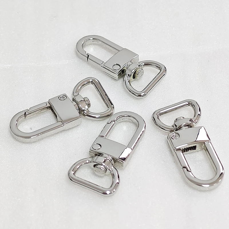 Bag Accessories Metal Swivel Flat Snap Hook for Handbag Chain Trigger Clips Buckle