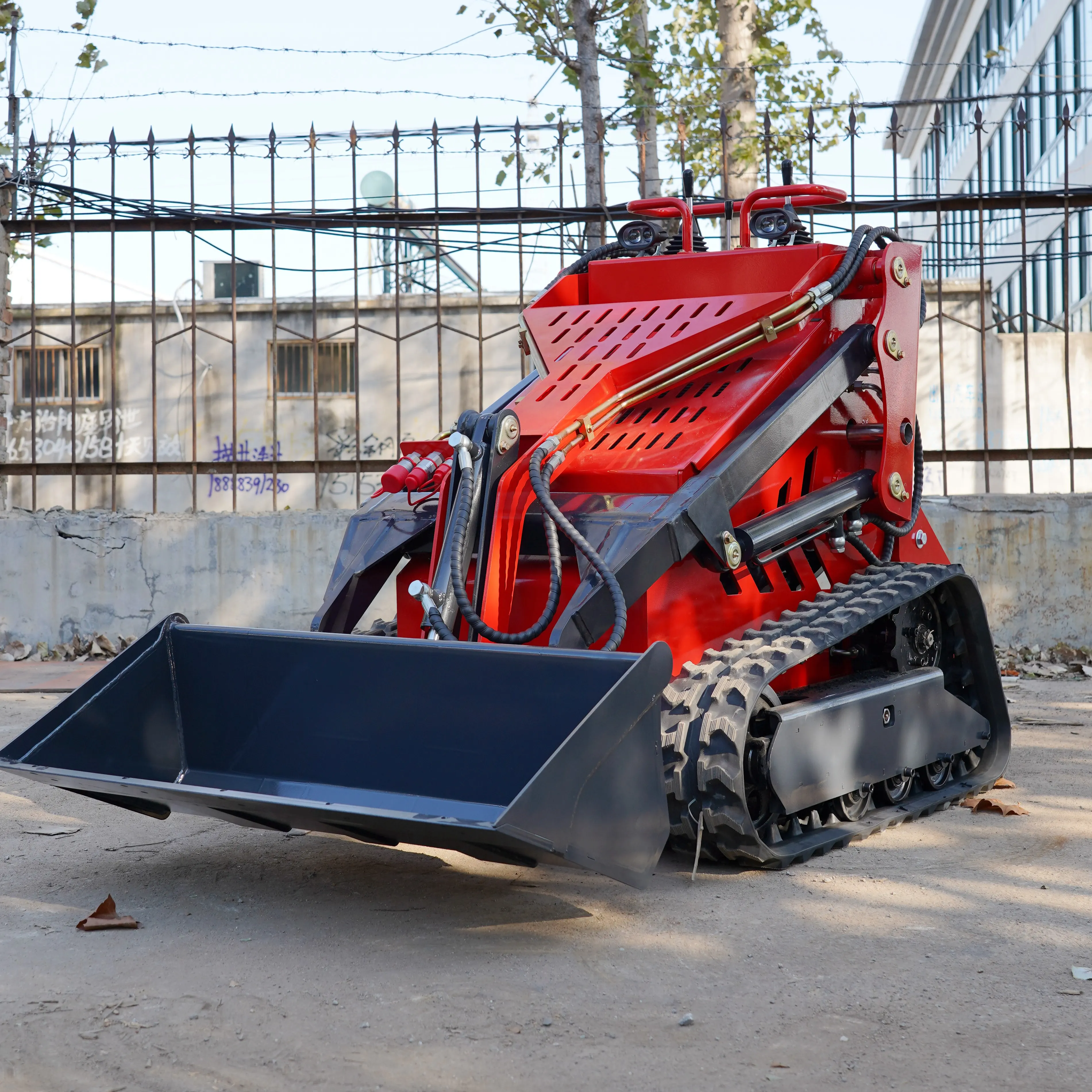 Mini Skid Loader Hot Sale Mini Skid Steer Track Loader With Track Cheap Skid Steer For Sale