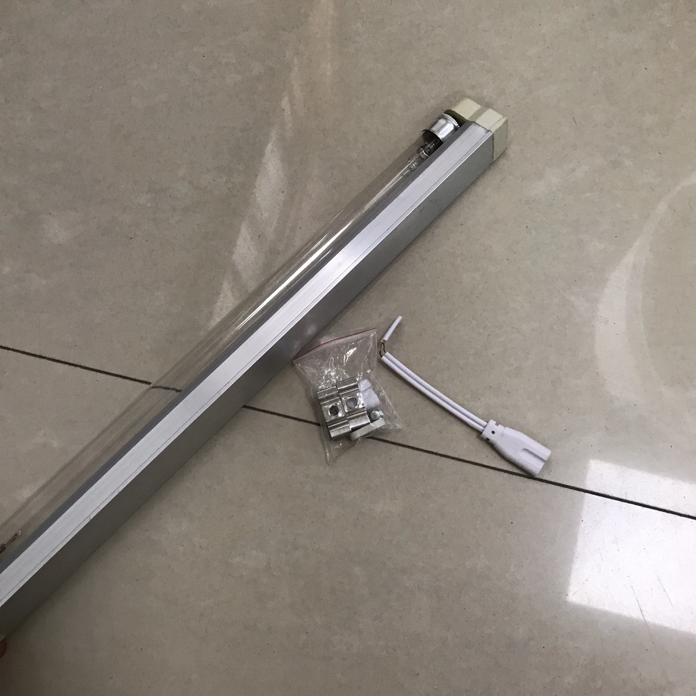 Lamp holder  T5 4W 6W 8W   tube fixture  germicidal UVC 254NM    with ballast plug lamp electronic lighting