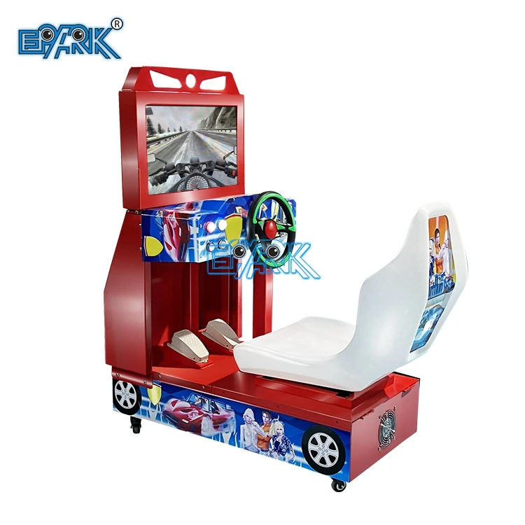 EPARK 22 Inch Lcd Coin Operated Video Arcade Outrun Electronics Kids Racing Car Children Games Machine