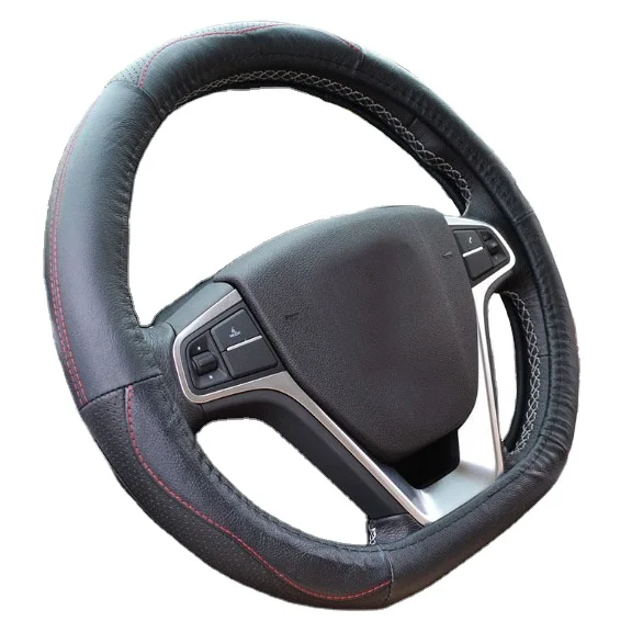 XMB China price Amazon hot sale black Unique d shape car steering wheel covers