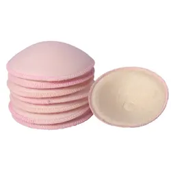 Mum Washable Waterproof Pregnant Bamboo Terry Breasting Pad Lactation Nursing Pads Washable Reusable Wholesale 3D  sponge