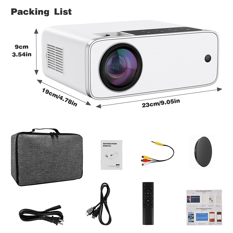 Best selling mini projector hd 1080p multimedia projectors with Android system mini projector hd 1080p support 5G same screen