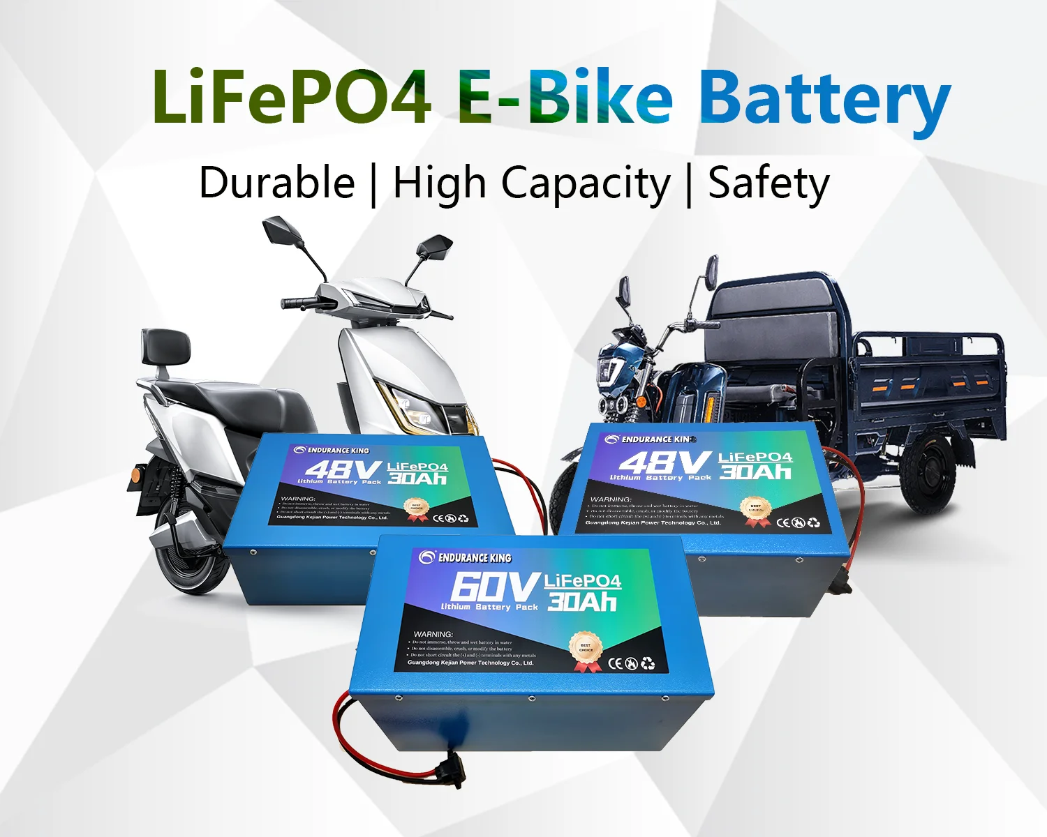 Rechargeable 48V 52V 12Ah 20Ah 25Ah 28Ah  30AH 33AH 35AH E Bike Battery Pack  of  lifepo4 Lithium Ion type with 3000 cycle