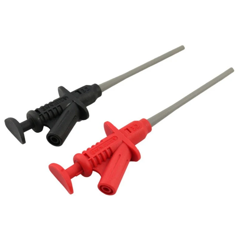 Испытательный Крючок для мультиметра/4 мм крючок зонда с банановым штекером/гибкий высоковольтный дифференциальный Телескопический крючок/емкостный
