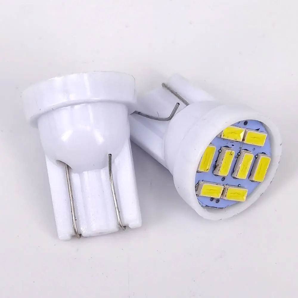 Factory wholesale LED T10 LED bulbs T10 w5w 194 3014 8smd for car 12V