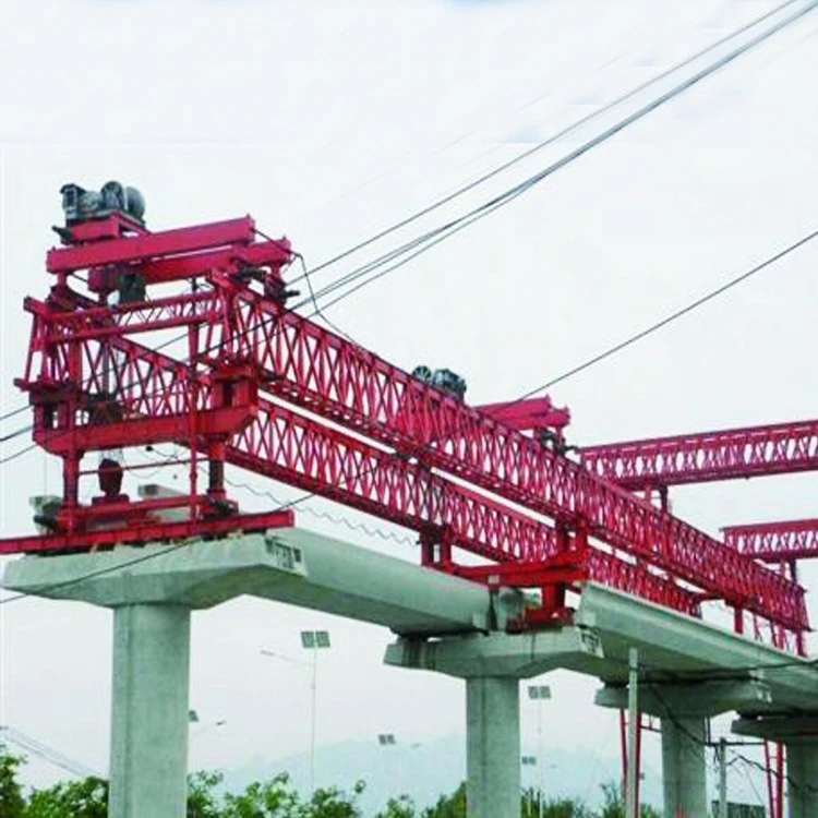 Highway railway 50 ton double beam bridge launching bridge crane bridge erection launcher