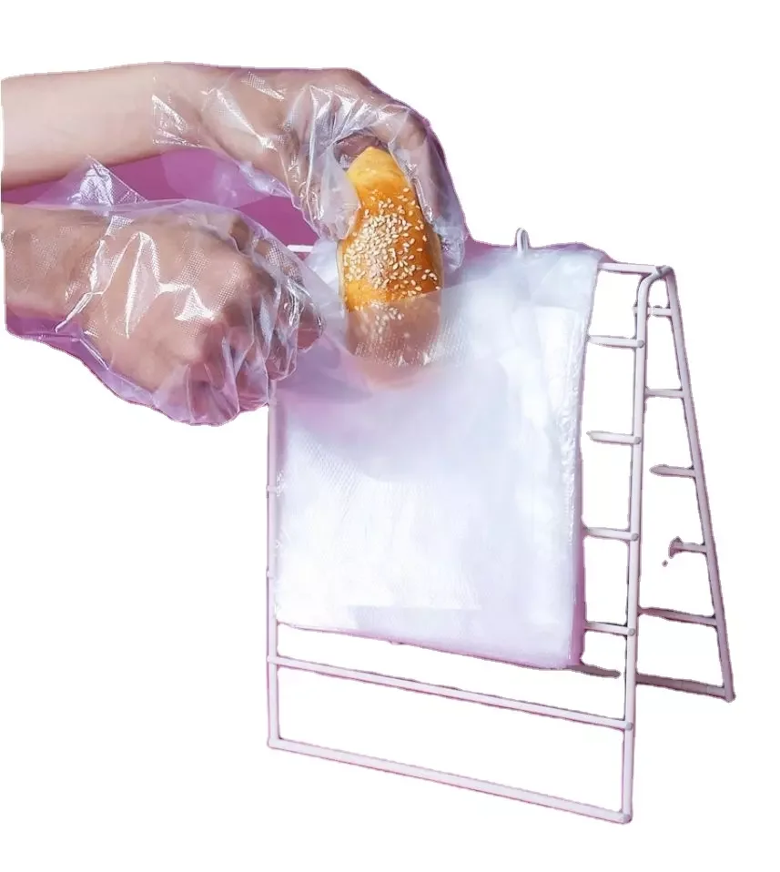 Customized High Quality LDPE Saddle Bags For Bread Deli Bag for Food