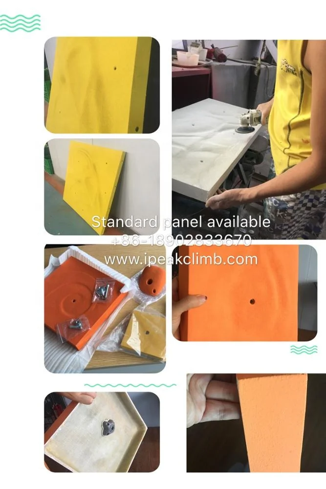 The best choice!outdoor rock climbing wall panels