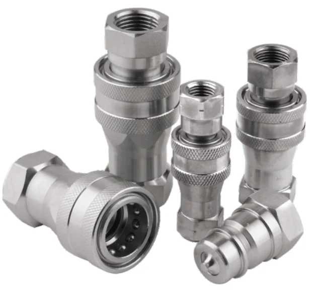 stainless steel hydraulic quick couplings couplers