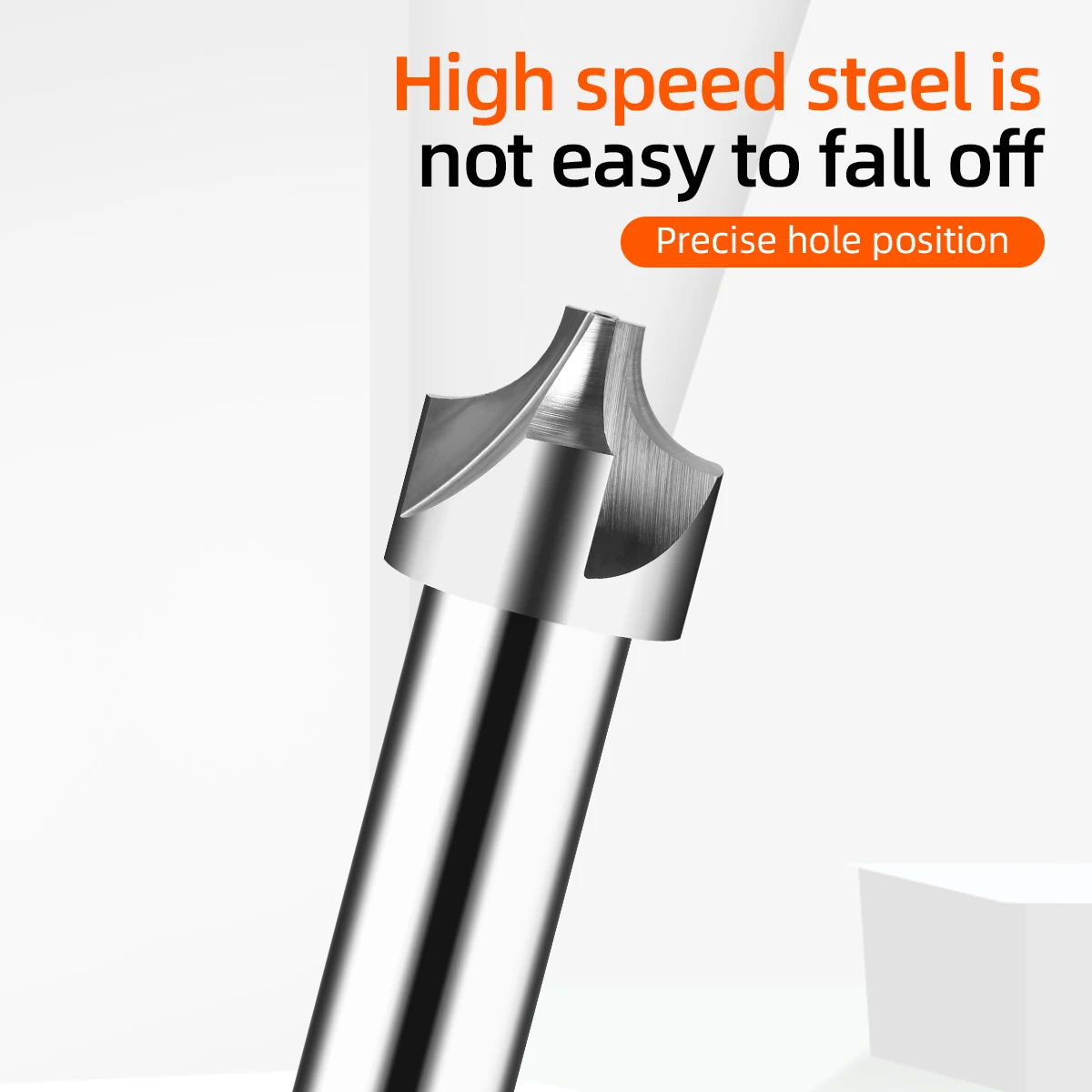 Straight shank inlaid HSS chamfered inner R arc milling cutter end mills customized R2 R4 R5 R6 R15 R20