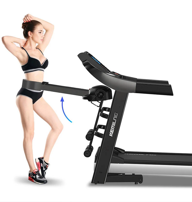 Home Foldable Treadmill Multifunctional Electric Treadmill 6-drive Shock Absorbing Silent Treadmill Factory Direct Sales