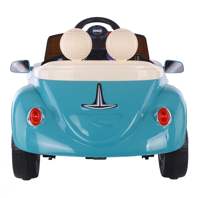 Electric 4 Wheel Toy Car For Kids with 2.4G remote control Cartoon body decoration Children Ride on car Slow start device