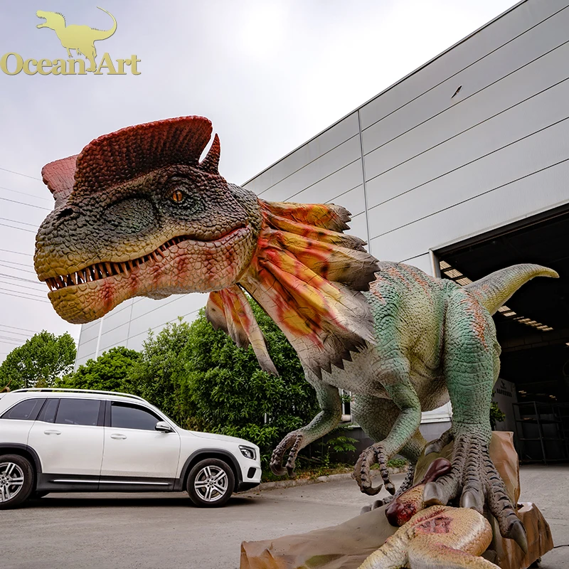 China Animatronic Dinosaur Model Factory Large Life Size Dinosaurio supplier For Theme Park Attraction Dino