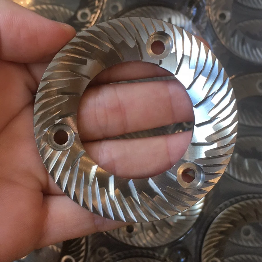 Stainless Steel 420 Commercial or Home Coffee Shop Espresso Maker Grinder Machine Coffee Grinder Flat Wheel Burr For Slice Cutter