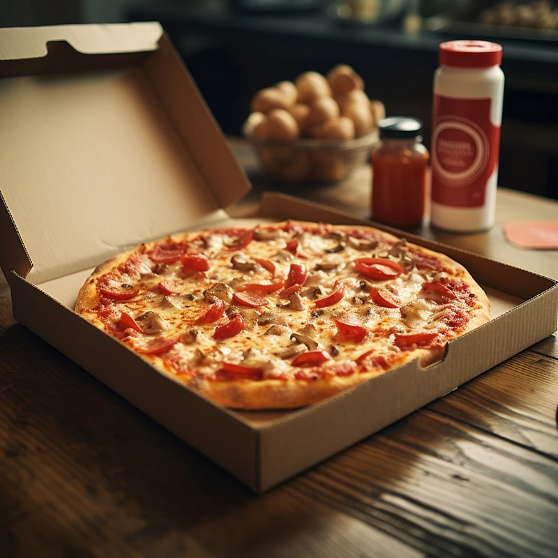 Factory Price High Quality Custom biodegradable pizza box Wholesale bulk carton pizza box