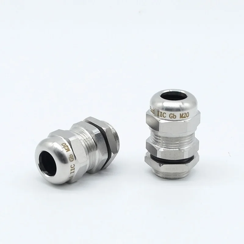 Factory Custom Ip68 Waterproof And Dustproof Brass Stainless Steel Explosion Proof Cable Gland