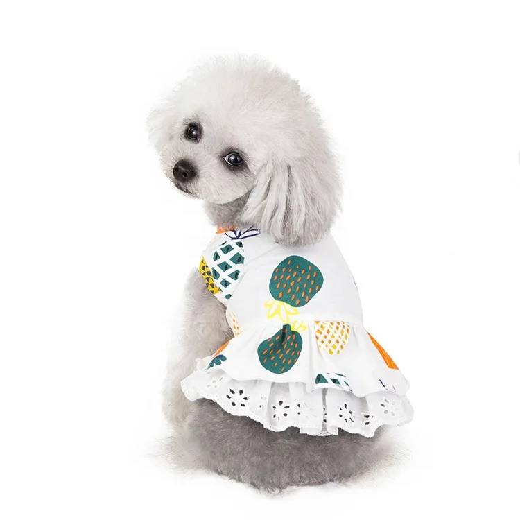 Hefei SY 2019 New Summer Pet Dresses Dogs lovable Skirts Dog clothes