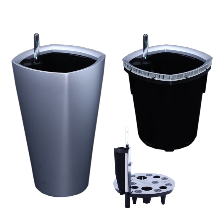 2021 self watering plastic garden pots large flower pots for large plant